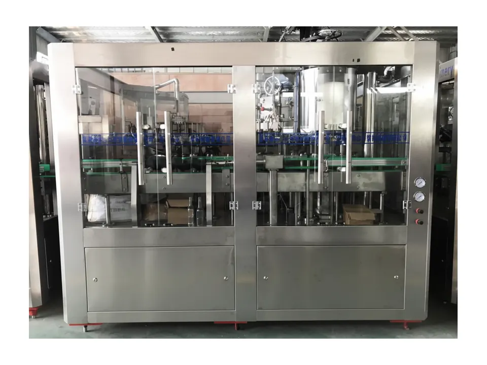 3-in-1 Monoblock Washing Filling Capping Machine for Carbonated Drinks