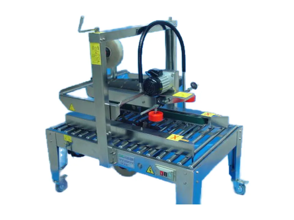 BM-702SS Stainless Steel Semi-Automatic Uniform Case Sealer