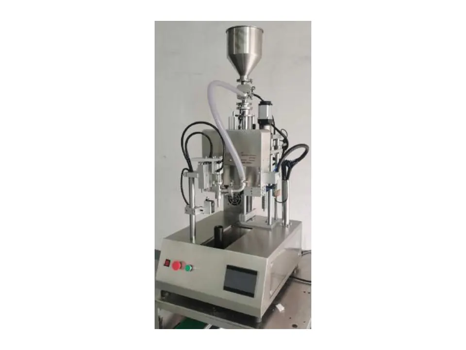BUS-50AL Semi Automatic Tabletop Aluminum Tube Filling and Sealing Machine