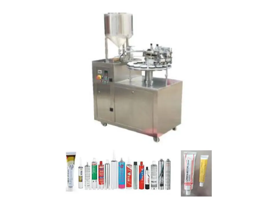 BUS-MC200 Semi Automatic Aluminum Tube Filling and Sealing Machine