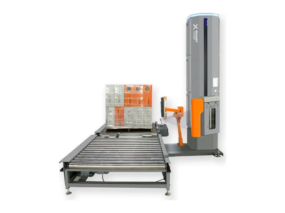 Inline Fully Automatic Pallet Wrapping Machine
