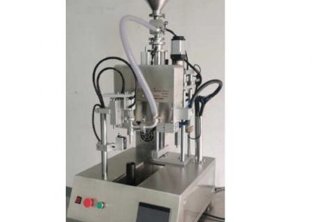 BUS-50AL Semi Automatic Tabletop Aluminum Tube Filling and Sealing Machine