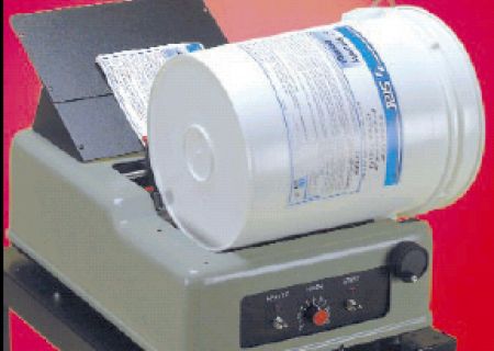 ADL-205 Hotmelt Wrap Labeler for Pails with Wheeled Cart