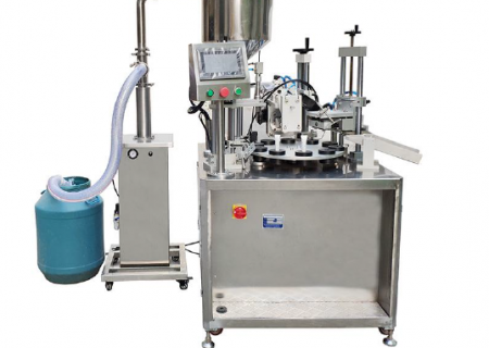 BUS-2020TTF Semi Automatic Ultrasonic Plastic Tube Filler and Sealer and BUS-05FF Material Feeding Pump