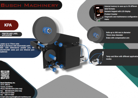 KPA Printer and Label Applicator