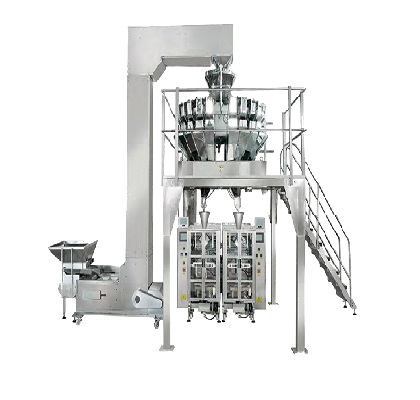 Double bagger VFFS packaging machine with multihead weigher