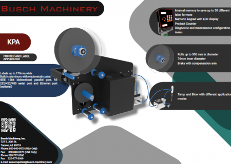 BM-KPA Printer and Label Applicator