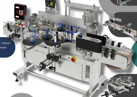 BM-MS-100 Front Back and Wrap Labeler